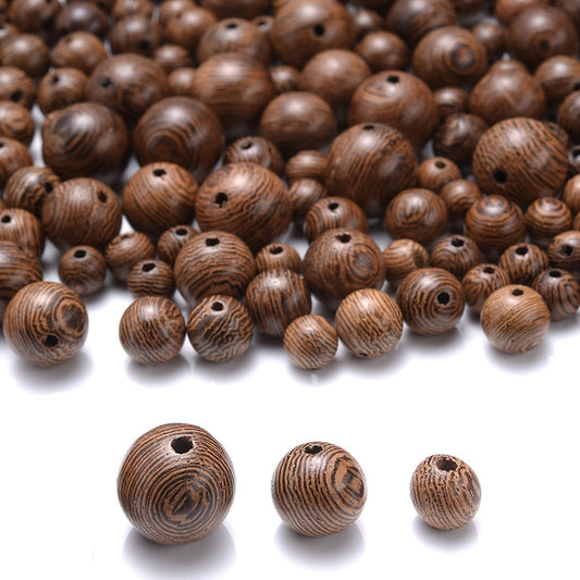 Round Wooden Beads