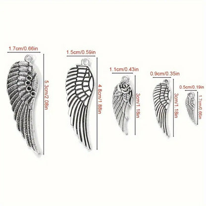 Vintage Alloy Wing Pendants
