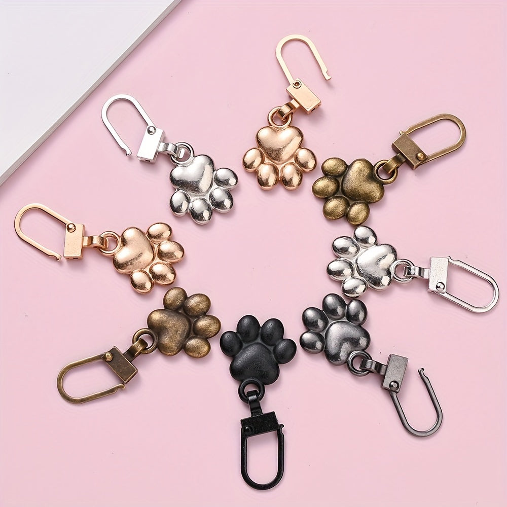 Dog Paw Zipper Slider Puller Set