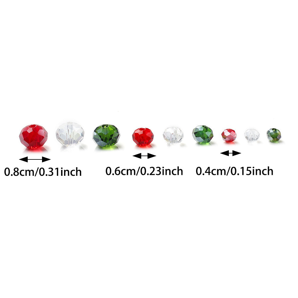 Mixed Christmas and Halloween Glass Bead Set