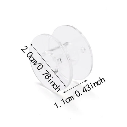Clear Plastic Sewing Machine Bobbins