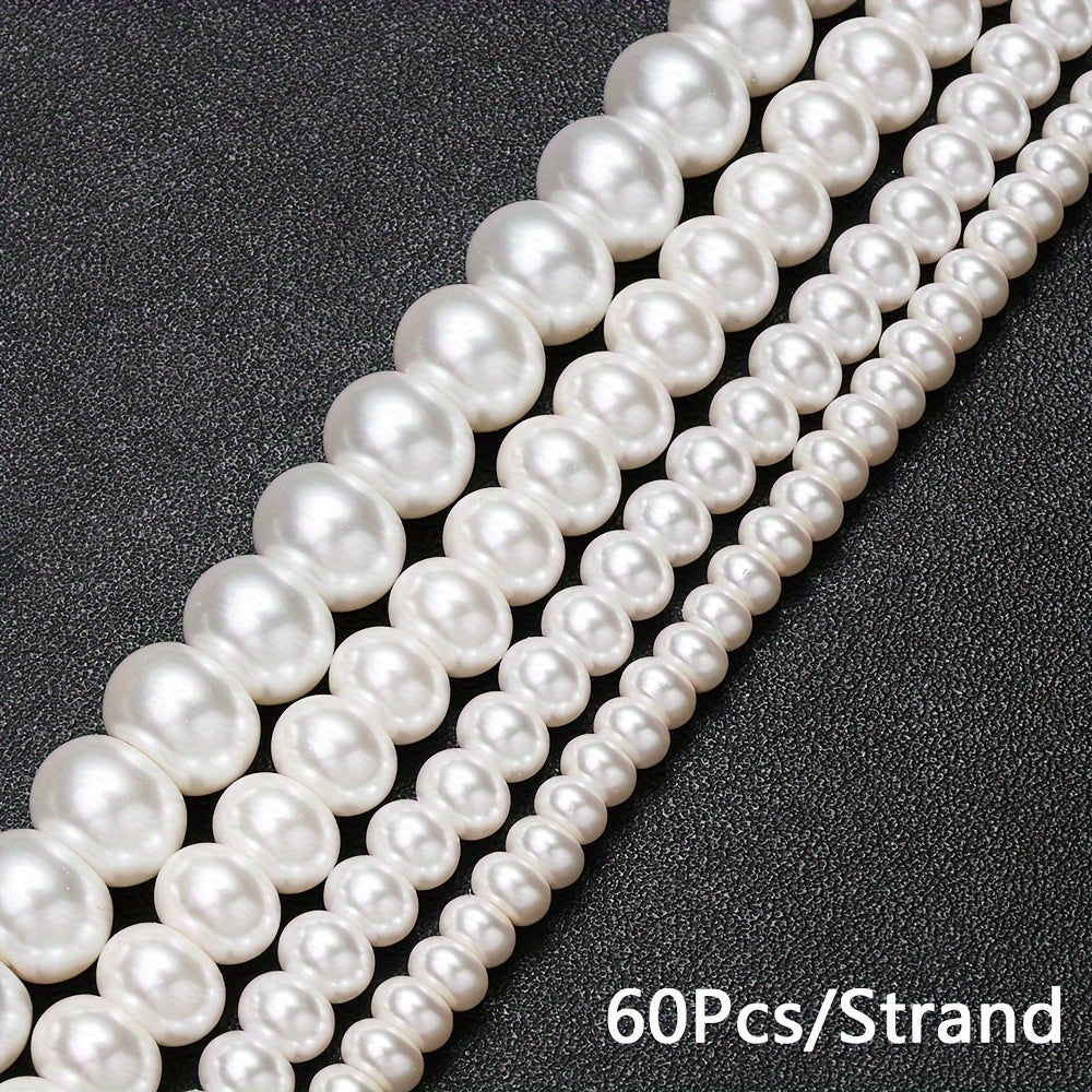 1PC 5/6/8/10mm Abacus-Shaped Glass Bead Set