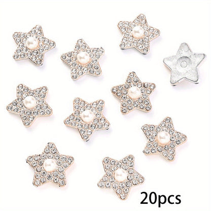 Mix CCB Flower Star Butterfly Flatback Rhinestone Beads