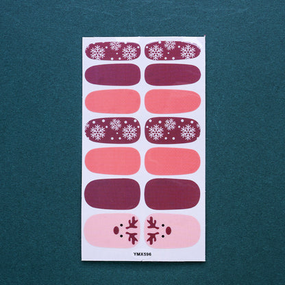 1 Sheet Christmas Nail Wrap Stickers