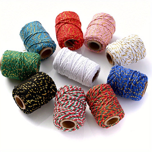 Color Twisted Rope Threads