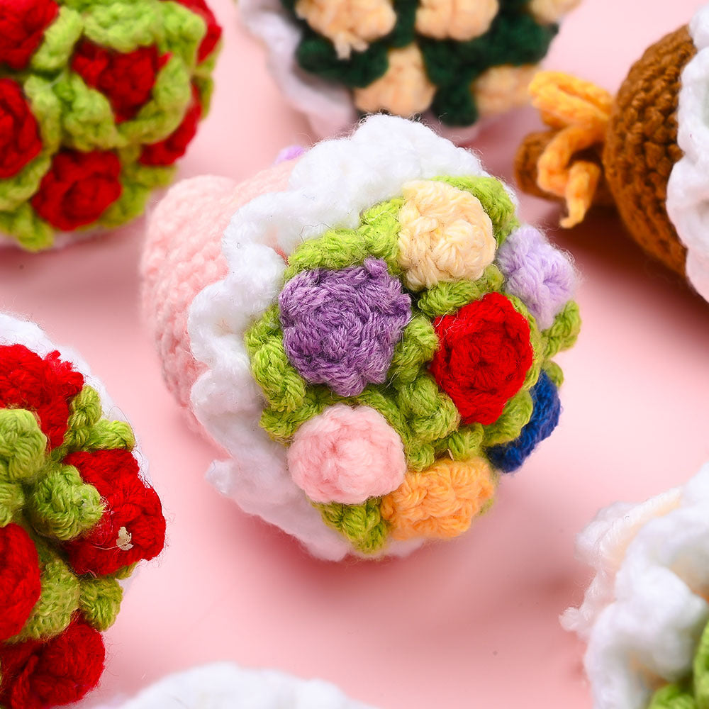 1/3-Piece Stuffed Plant Flower Charms