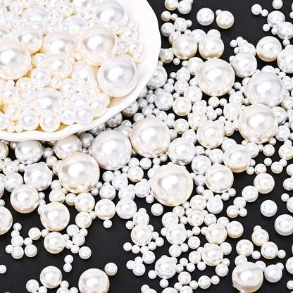 3300pcs 4-20mm Artificial Pearl Beads