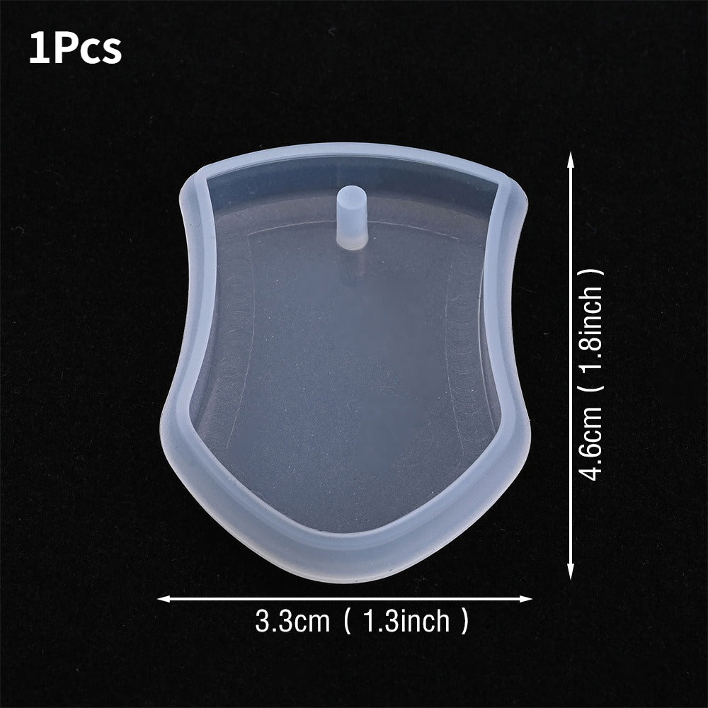 Transparent Silicone Pendant and Keychain Molds