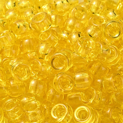 Transparent Colorful Pony Beads