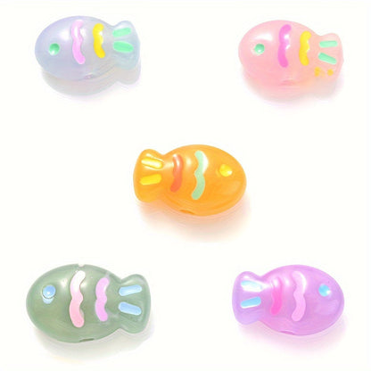 Luminous Fish Acrylic Beads