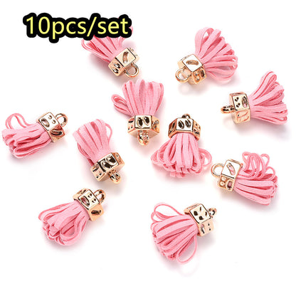 Fashion Mini Colorful Fringe with Golden Cap