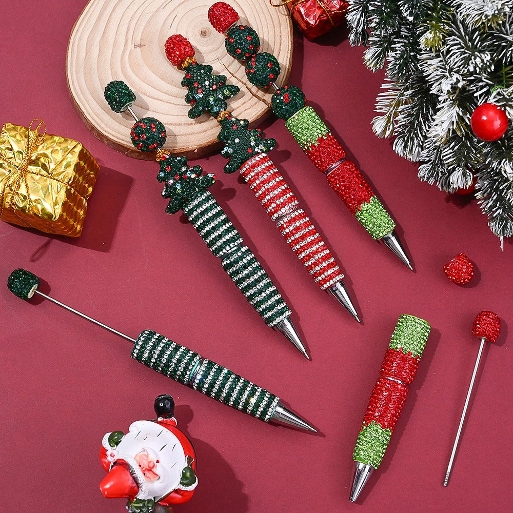 Christmas Beadable Ballpoint Pens