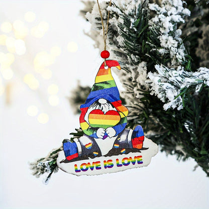 Wooden Merry Christmas Decorative Pendant