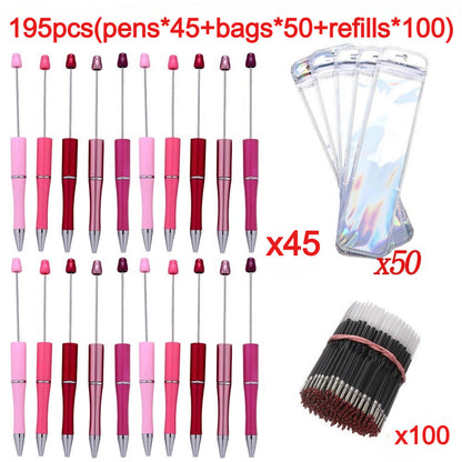 195PCS Beadable Ballpoint Pen Making Set