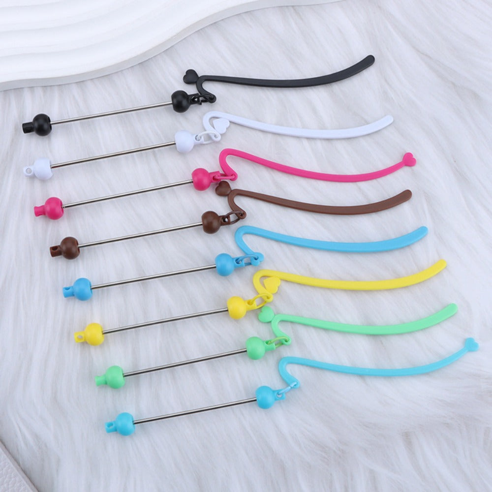 12-Piece Random Mixed Beadable Bookmark Set