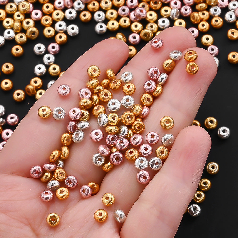 Transparent Alphabet Acrylic Beads