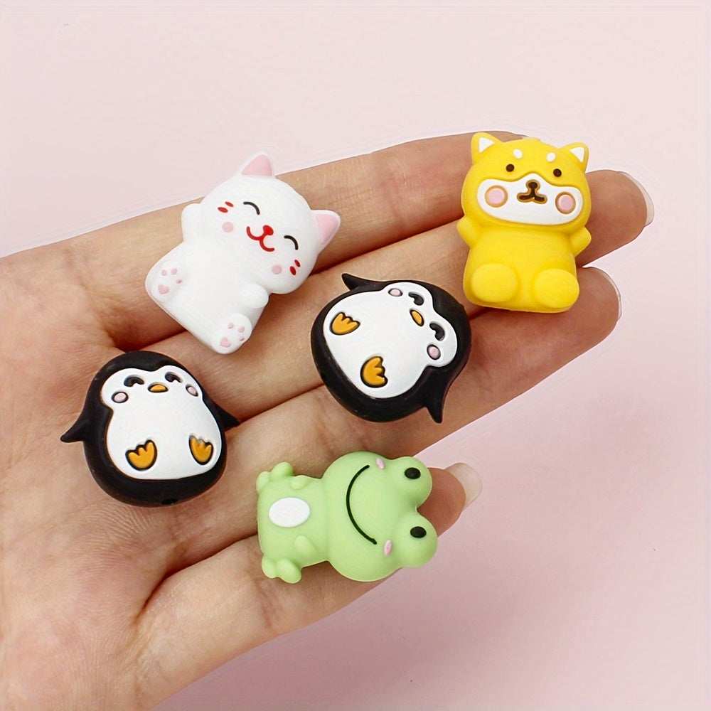 3D Animal Silicone Beads