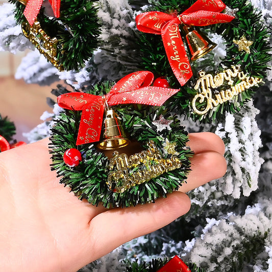 Miniature Christmas Wreath and Garland Decorations