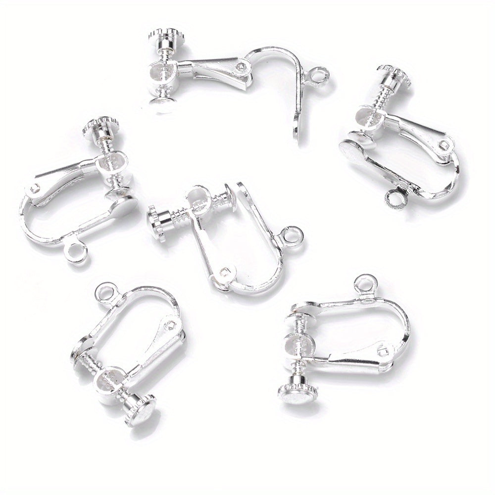 Brass Screw Ear Clips