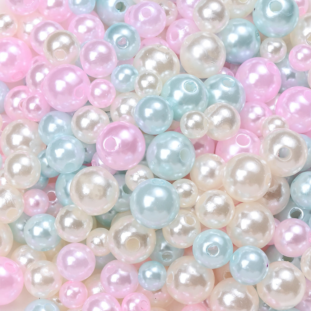 Colorful ABS Imitation Pearl Beads