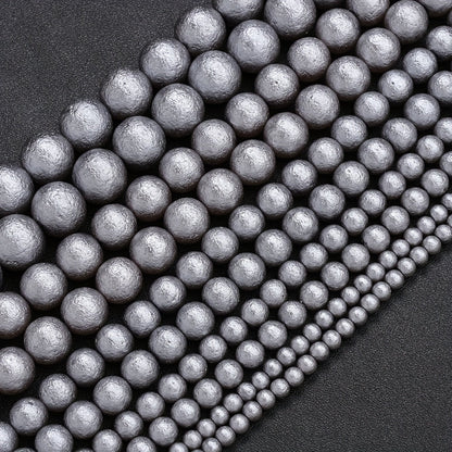 Crumpled Skin Sponge Glass Beads