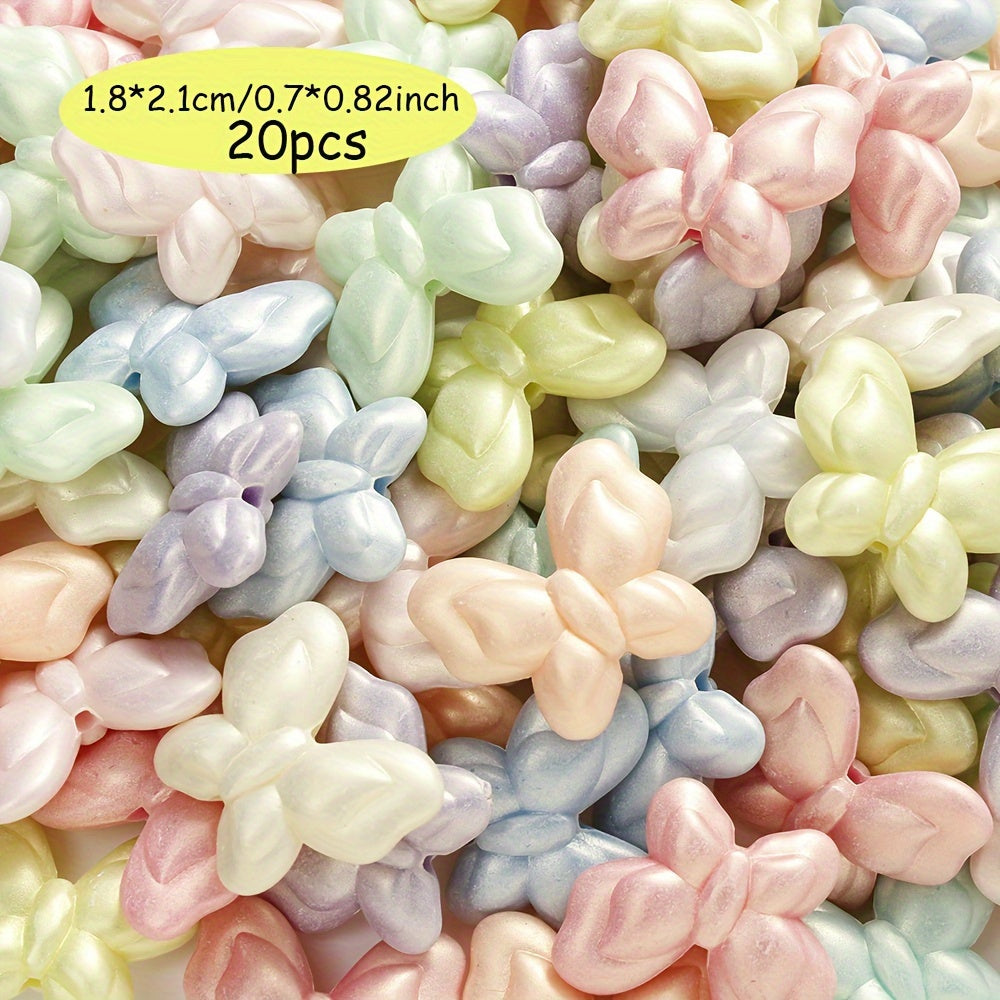 10/20/30/50/100/200pcs Macaron Color Acrylic Beads