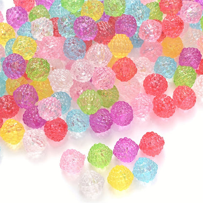 Clear Bayberry Acrylic Beads