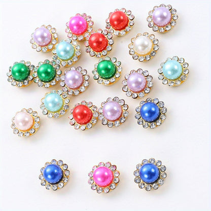 Acrylic Diamond Imitation Pearl Patches