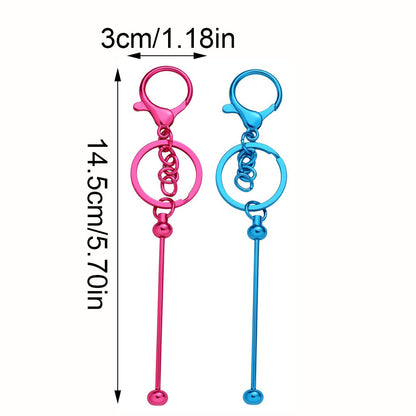UV Metal Beadable Keychain Set