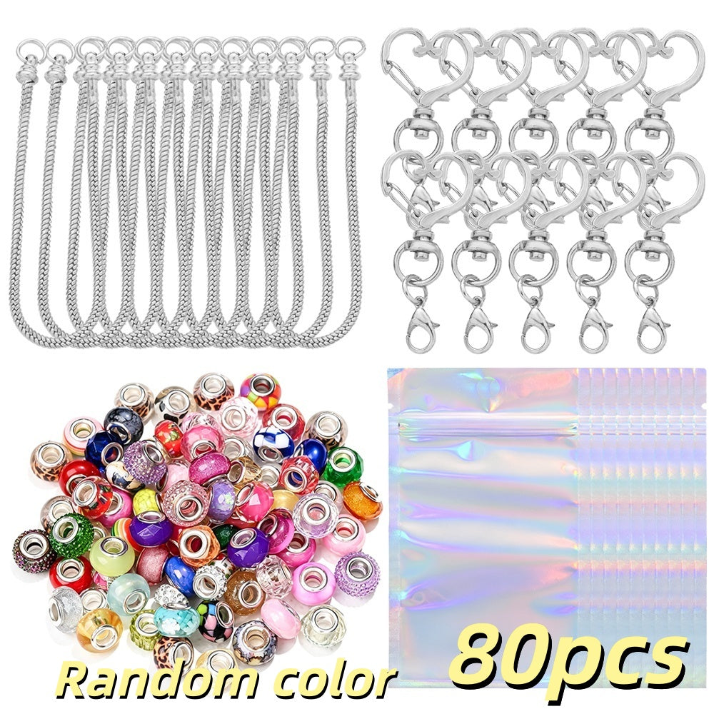 20PCS Beaded Keychain Making Set