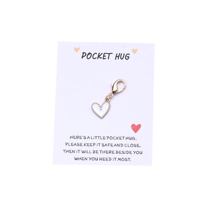 Heart Keychain with Thank You Card