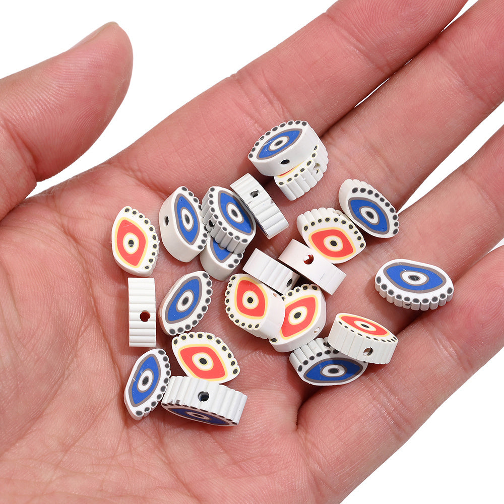 Evil Eye Polymer Clay Beads