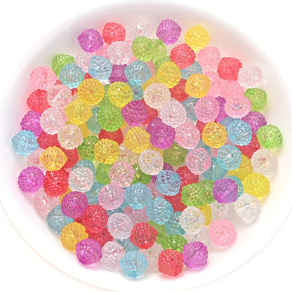 Clear Bayberry Acrylic Beads