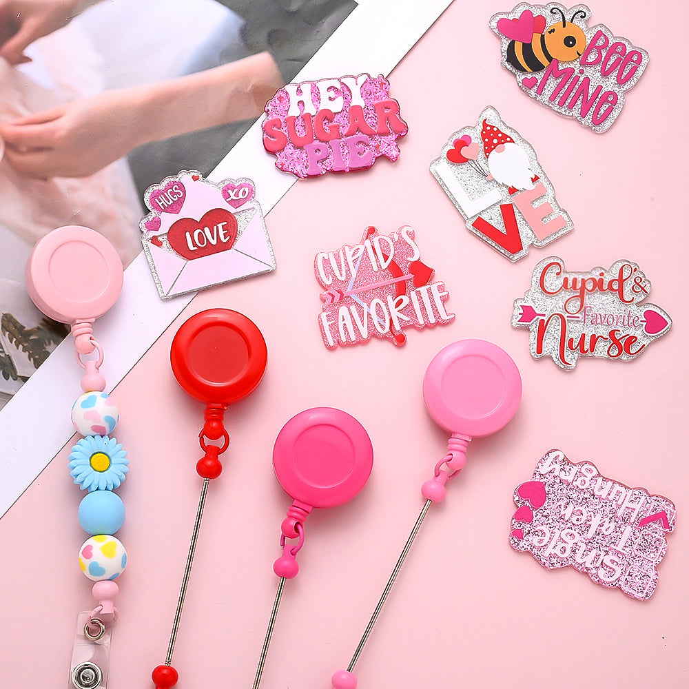 Beadable Badge Reel DIY Kit