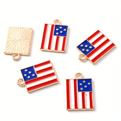 Independence Day Alloy Pendant Charms