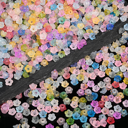 Gradient Bellflower Spacer Beads