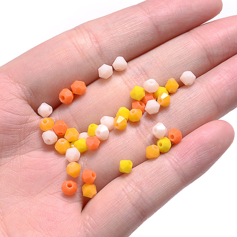Mixed Faceted Artificial Crystal Beads