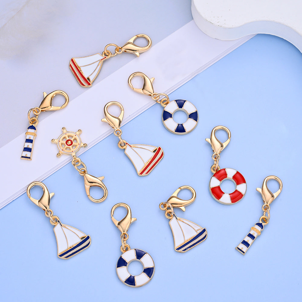 Nautical Enamel Pendant Charms