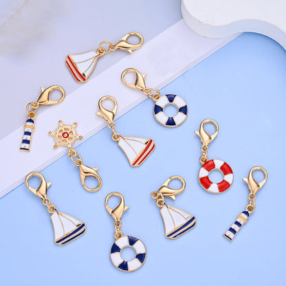 Nautical Enamel Pendant Charms