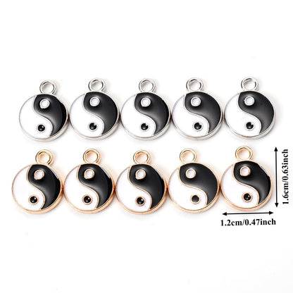 Yin Yang Alloy Pendants