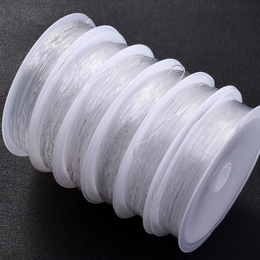 0.4-1.2 mm Clear Crystal Beading Thread