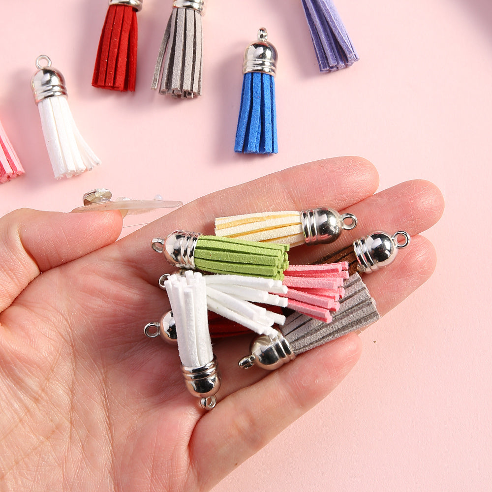 Colorful Polyester Tassel Pendants