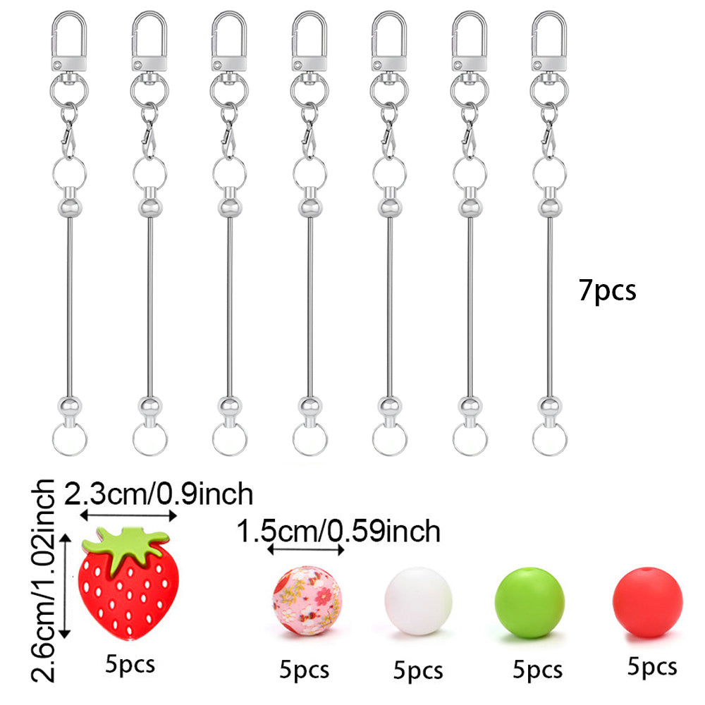 Strawberry Theme Keychain Making Kit
