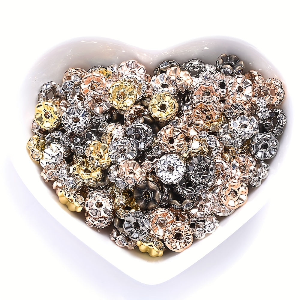 Metal Czech Flower Spacer Beads