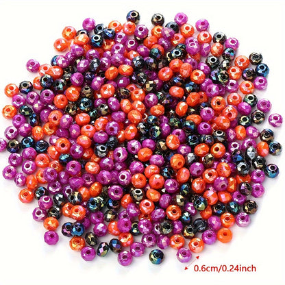 Halloween Wheel Shape Acrylic Beads