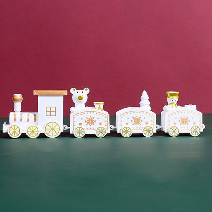 Mini PVC Christmas Train Ornament