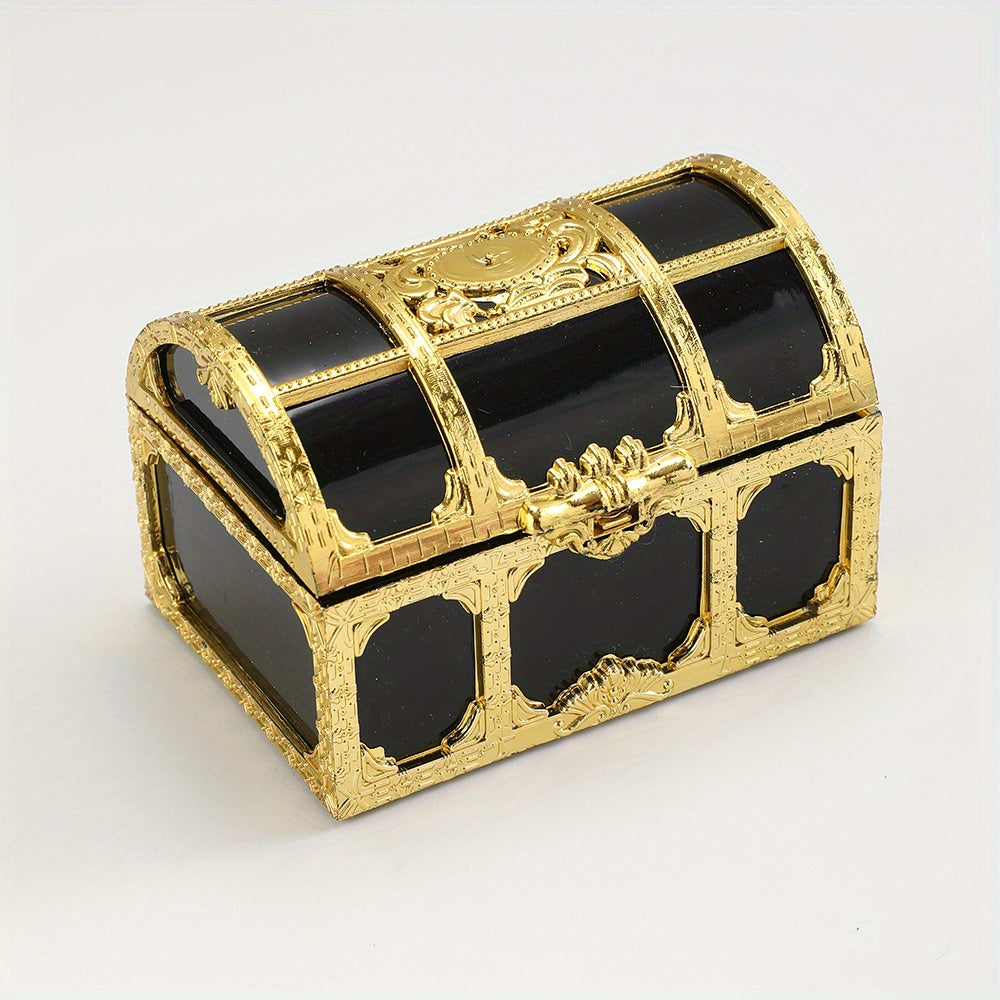 1pc Vintage Treasure Chest Storage Box