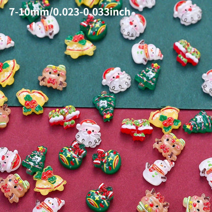 Christmas Resin Flatback Embellishments