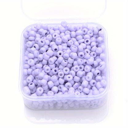 1000PCS 3mm Macaron Multicolor Glass Seed Bead Set