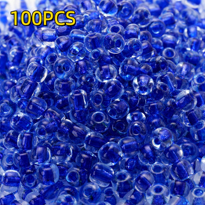 100pcs 4mm Vibrant Czech Glass Seed Beads